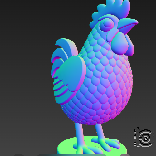 🐓 Fancy Rooster - 3D Model for Printing・ STL File for 3D printing・Cults