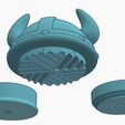 Captura-de-Pantalla-2022-08-05-a-las-21.37.21.jpg STL file GRINDER GRINDER GRINDER GRINDER HELMET VIKING 3 PIECES EASY PRINT・3D printing design to download