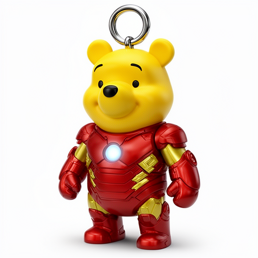 Winnie the Pooh Iron Man Ring Figure