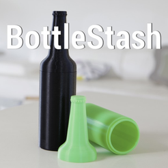 Capture d’écran 2019-06-18 à 16.13.51.png Free STL file BOTTLE STASH・3D printer design to download