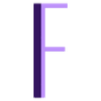 F.stl Letters and Numbers ALIENS | Logo