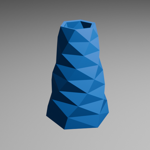 3.png Cone - Hexagonal Twirl Vase