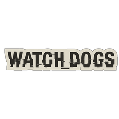 WATGH DOGS Archivo STL Logotipo de Watch Dogs・Plan imprimible en 3D para descargar, 3DHCPT