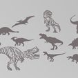 collection.jpg 11 Decorative Dinosaurs Wall Art Collection