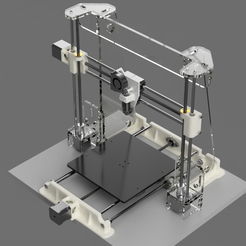 3DPrinter1.png 3D-Datei Anet A8 E3D Extruder Schlitten und X-Achse Leadscrew Umwandlung kostenlos・3D-druckbares Modell zum herunterladen