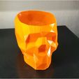 skull3.jpg Low Poly Skull Vase