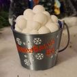 20231117_052553.jpg Snowball Bucket Ornament or Candy Dish - AMS Prepainted Included
