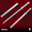 1.png Dragon Blade Sword 3D printable File for Action Figures