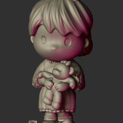 07.jpg STL file Ceramic Doll・3D printable design to download