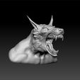 were1.jpg werewolf bust 3d model for 3d print