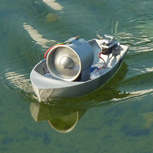 Impeller Boat RC - spiral vase printable