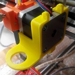 11074585_429079843914210_1056013479_n.jpg Free 3D file nema17 mount with proximity sensor auto leveling holder・3D printing template to download