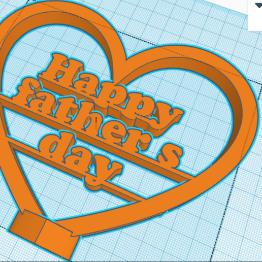 Happy Father's Day 3D model