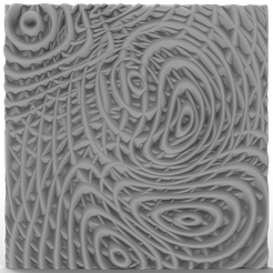 Parametric-Wave-Panel-3.png 3D Model STL File for CNC Router/Laser & 3D Printer Parametric Wave Panel 3