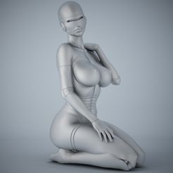 Sexy 3d printing 148 Preview 001.jpg 3D file SEXY FEMALE ROBOT 002・3D print object to download, XXY2018