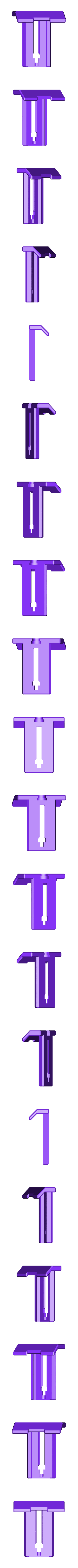 Phone_clamp_down_4mm_thicker_v3.stl Support de téléphone pour l'évent de voiture