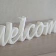 pic1.jpg Welcome Sign Standalone for  Home Counter Reception Desk Decoration