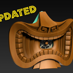 Tiki2.png Fichier STL gratuit Casquette de masque COVID-19, édition Tiki・Design pour imprimante 3D à télécharger