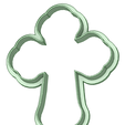 Contorno.png Cross religion relief cookie cutter