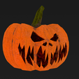Pumpkin_1920x1080_0002.png Halloween Pumpkin Low-poly 3D model