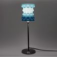 dark3a_4YS7WGH92S.jpg Free STL file Bubble Table Lamp - Hourglass・Model to download and 3D print