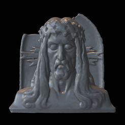 jesus.jpg Datei STL Jesus Portrait Büste・Modell für 3D-Druck zum herunterladen