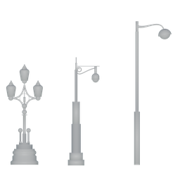 2D-historical-lamp.png Oakland Iron Street Light Pole: High-Quality 3D Model for Sale