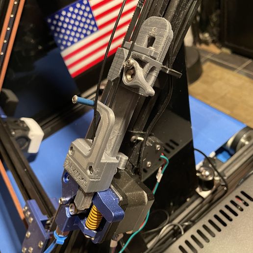 IMG_7774.jpg V1.0 Filament auto loader. Never run out of filament during a print Again!   Check out my new design....Version 2.0 has bee released!