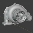 a0.jpg Download file Turbocharger set with 3 exhaust tips • Design to 3D print, BlackBox