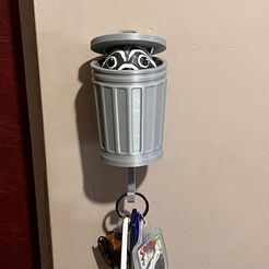 raccoon wall key holder