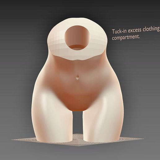 rend0003c.jpg STL file Stroker Holder v1 (3D-Printable Sexercise Doll)・3D print object to download, SixLifeSeven