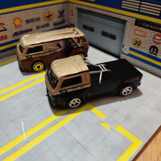 Miniature Mortal 1:64 Volkswagen T3 Van, Collection, Diecast, Neuve, Cadeau Idéal