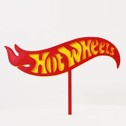 Hot-Wheels-cake-topper-pic-1.jpg STL file Hot Wheels cake topper・Design to download and 3D print