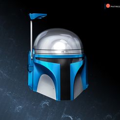 01Jango-artwork.jpg Archivo 3D Casco de Jango Fett・Objeto de impresión 3D para descargar