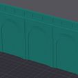 Tripple.jpg Arched HO scale brick retaining wall