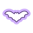 Murcielago- 30mm.stl Polymer clay / cookie cutter pack, bat shape