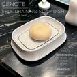 Cenote_TopPerspective.jpg CENOTE  |  Self-draining Soap Dish