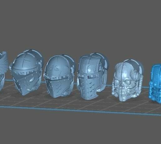 Alternative Warlord Titan heads