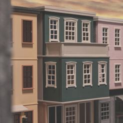 Stadt-02.jpg STL file Playmobil AddOn "Town House 01・3D printable model to download