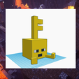 Key-golem-3.png Minecraft Dungeons: Key Golem. (Standing & Sitting STL’s)