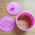 prensa1.png Soap press, bath bomb, lotus flower round soap bar