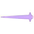 Beam_Sword_Blade2.stl Beam Sword, Mecha Model Accessory