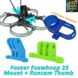 foxeer-foxwhoop-runcam-thumb-1.jpg Foxeer Foxwhoop 25 / Foxeer Foxwhoop 35 Runcam Thumb V1 Mount