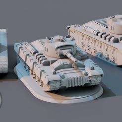Valentine1.jpg Fichier STL Char de combat léger de l'Alliance Iron Dome・Objet pour imprimante 3D à télécharger