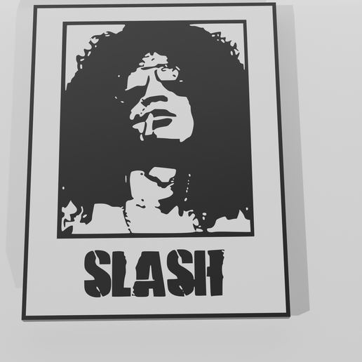 Slash3 - Decor Wall Art Multicolor 3D model