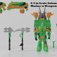 Salamanders-1.png Fichier STL gratuit McFarlane Custom 8.5 in Scale Salamanders Space Marine・Design imprimable en 3D à télécharger