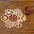 IMG_0941.jpg STL-Datei Geometrische Untersetzer・3D-druckbares Modell zum herunterladen