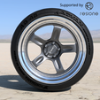 rays-volk-21c-v5122.png Rays Volk Racing 21C rims with Advan yokohama tires for diecast and scale vodels