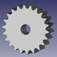 z22.png ANSI 25 // gear wheel // STL file