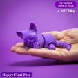 16.jpg Sphynx cat - articulated flexi toy - updated vers 2024